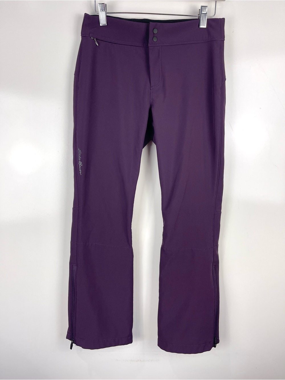 Eddie Bauer Alpenglow Stretch Ski Pants Purple Eggplant Women's Size PXS Winter